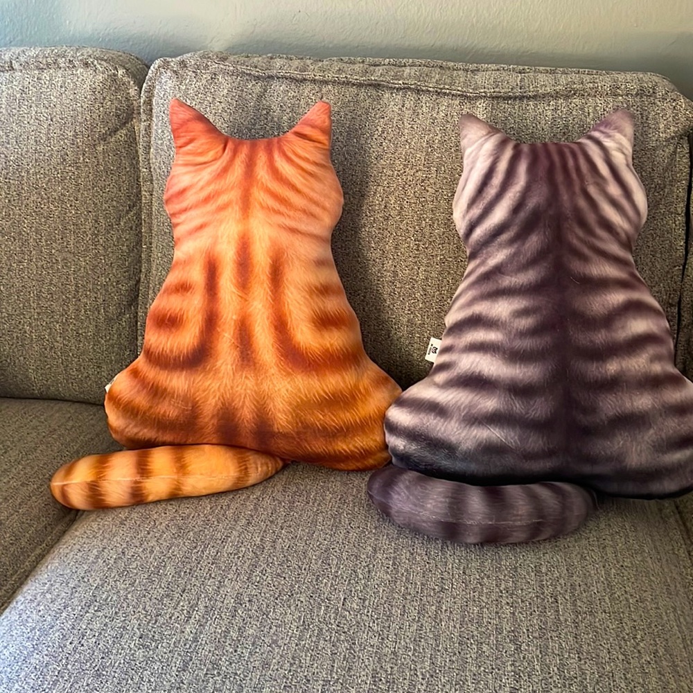 Adorable cat pillows